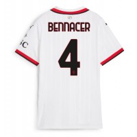 AC Milan Ismael Bennacer #4 Fotballklær Bortedrakt Dame 2024-25 Kortermet